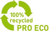 Dossiermap Leitz re:cycle A4 3 kleppen donkerblauw - thumbnail