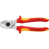 Knipex 95 16 165 VDE-kabelschaar Geschikt voor (striptechniek) Aluminium- en koperkabel, een- en meerdraads 15 mm 50 mm² 0 - thumbnail