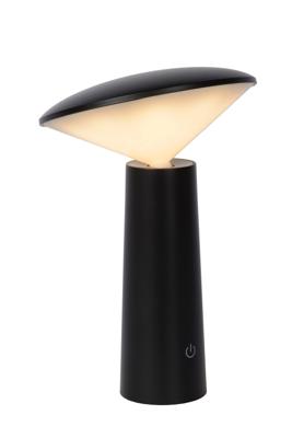 Lucide JIVE - Oplaadbare Tafellamp Binnen/Buiten - Accu/Batterij - Ø 13,7 cm - LED Dimb. - CCT - 1x3W 2800K/6500K - IP44 - Zwart Lucide JIVE - Oplaadbare Tafellamp Binnen/Buiten - Accu/Batterij - Ø 13,7 cm - LED Dimb. - CCT - 1x3W 2800K/6500K - IP44 - Zwart
