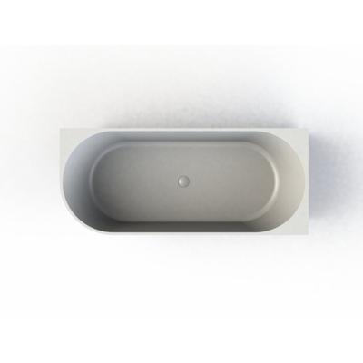 Half Vrijstaand Hoekbad Arcqua Pinto Back To Wall 170x73x57 cm Glans Wit Rechts Arcqua