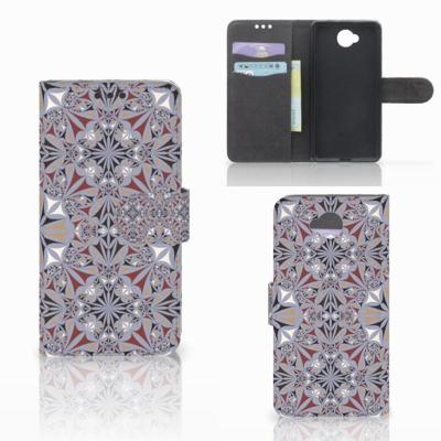 Microsoft Lumia 650 | Bookcase | Flower Tiles Microsoft Lumia 650 | Bookcase | Flower Tiles