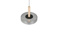 Trio Led hanglampCeleste Ø 22cm - smoke glas - 354910132 - thumbnail