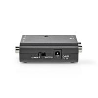 Audio-omvormer digitaal naar stereo | 1-wegs | Digitale RCA Female + Toslink Female | 2x RCA (stereo) Female - thumbnail