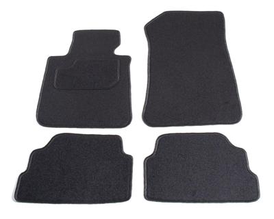 Automatten op maat - zwart stof - BMW 1-serie E81/E82 2007-2011 3-deurs Automatten op maat - zwart stof - BMW 1-serie E81/E82 2007-2011 3-deurs