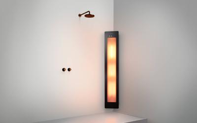 Sunshower One L opbouw hoek met infrarood black