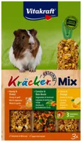Trio Mix honing/spelt-groente/biet-citrus/sinaasappel-kracker cavia 3in1 Gebr. de Boon Vitakraft - Vitakraft - thumbnail