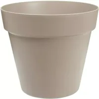 Easyday bloempot smile recht 29x25,8 cm kiezelsteen - thumbnail