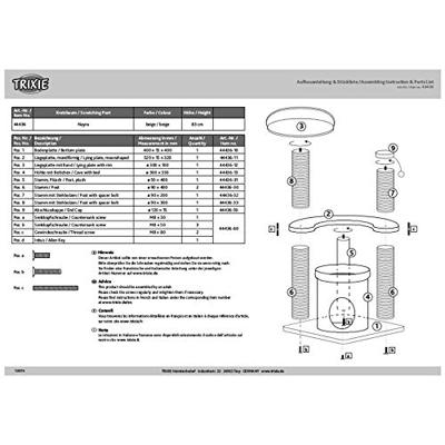 TRIXIE KRABPAAL NAYRA BEIGE 40X40X83 CM