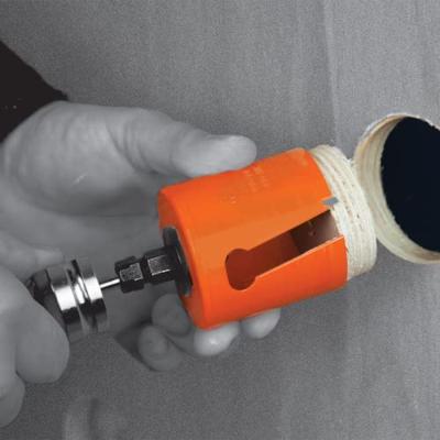 Gatzaaghouder zeskant 8.5mm HSS+ Centreerboor 125mm Ø 6,35 mm voor hout kunststof metaal MX200024B - thumbnail
