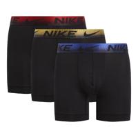 Nike Dri-FIT Ultra Stretch Micro Boxershort 3-Pack Zwart Blauw Goud Rood - thumbnail