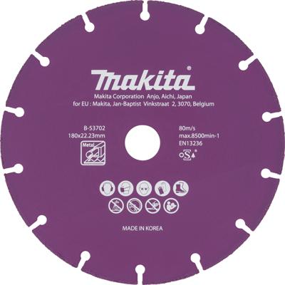 Makita Accessoires Doorslijpschijf 180x22,23x1,3mm - B-53702 B-53702