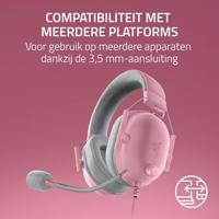 Razer BlackShark V2 X (Xbox) - Bedrade E-Sports Headset voor Xbox S|X console (250g, cardioïde microfoon, 50mm Drivers, passieve ruisonderdrukking, 3,5mm jack) Quartz - thumbnail