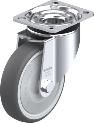 Blickle LK-PATH 125KF-1 Zwenkwiel Wieldiameter: 125 mm Draagvermogen (max.): 250 kg 1 stuk(s)
