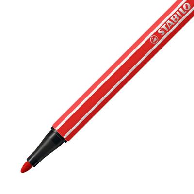 Viltstift stabilo pen 68/48 m karmijnrood | 10 stuks
