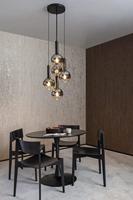 Lucide MARIUS - Hanglamp - Ø 55 cm - 5xE27 - Zwart - thumbnail