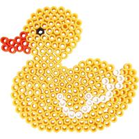 Creativ Company Onderplaat, teddybeer, auto, rendier, eend en konijn, afm 16x19,5-19x24 cm, jumbo, helder, 5 stuk/ 1 doos - thumbnail