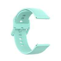 Fitbit Versa 1 / 2 & Lite siliconen sportbandje met gespsluiting - Mint Groen - Maat: Large - thumbnail
