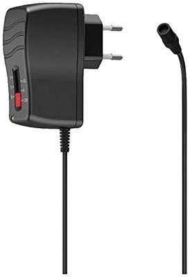 Hama Universele voedingsadapter, instelbaar, 1000mA, 12W, max. 12V, 8 adapters Wifi adapter Zwart