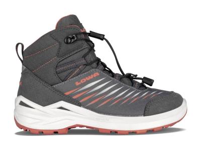 Lowa Zirrox II GTX Mid Jr Hoge Wandelschoen Kinderen Graphite/Coral 32