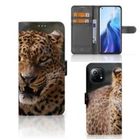 Xiaomi Mi 11 | Telefoonhoesje | Met pasjeshouder | Luipaard - thumbnail