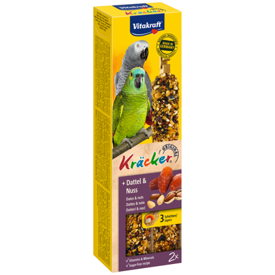 VITAKRAFT PAPEGAAI KRACKER FRUIT/NOOT 2 IN 1