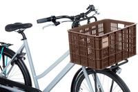 Gerecyclede fietskrat Basil Crate L 40.0 liter 39 x 49 x 26 cm - chocolate brown - thumbnail