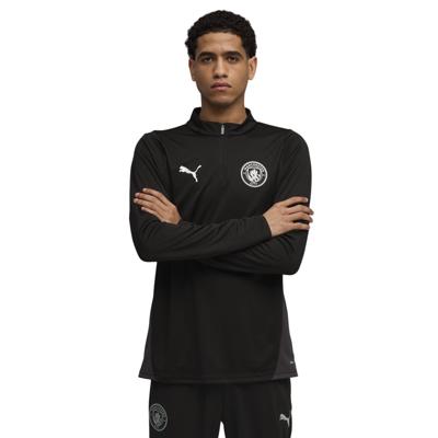 Manchester City 1/4-Zip Trainingspak Senior 2025/2026 - Maat M - Kleur: ZwartGrijs | Soccerfanshop