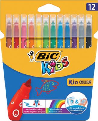 Bic viltstift Kid Couleur 12 stiften Bic viltstift Kid Couleur 12 stiften