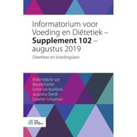 Informatorium voor Voeding en Diëtetiek – Supplement 102 – augustus 2019 - Paperback (9789036823876) - thumbnail