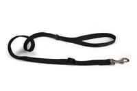 Beeztees - Hondenriem - Nylon - Zwart - 120-180 cm x 15 mm - thumbnail