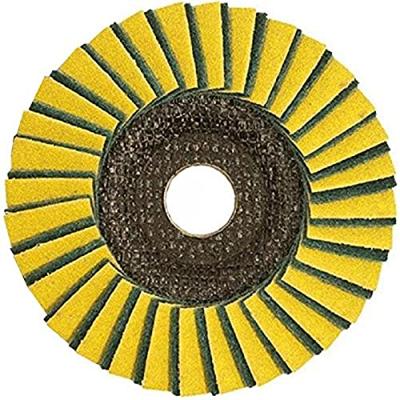 Klingspor Lamellenschuurschijf | d. 125 mm korreling 120 conisch | RVS zirkoniumkorund | 5 stuks - 312561 312561