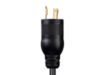Monoprice Heavy Duty Extension Cord - 2 voet - Zwart | Locking Connector - NEMA L5-20P naar NEMA 5-15/20R, 12AWG, 20A, Sjtw, 125V - thumbnail