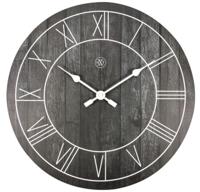 NeXtime nx-7345zw wandklok nxt paul dia 40cm hout bruin - thumbnail