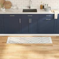 Keuken Mat Geometric Geometrisch 45 x 150 cm Fluweel - thumbnail