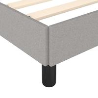 Bedframe stof lichtgrijs 200x200 cm - thumbnail