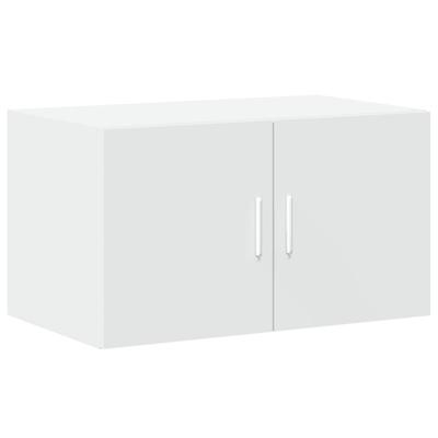 Opbergkast 70x42,5x225 cm bewerkt hout wit