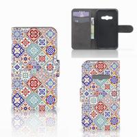 Samsung Galaxy Xcover 3 | Xcover 3 VE | Bookcase | Tiles Color - thumbnail