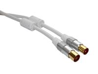SANDBERG antennekabel Lux-Line 10 m wit - thumbnail