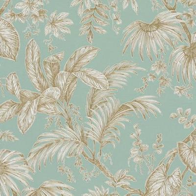 Novamur Jackie; The New Design Book Behang met wit-gouden bladeren - 6818-50
