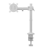 One For All Smart Single white Monitor-tafelbeugel 33 cm (13) - 81,3 cm (32) Wit In hoogte verstelbaar, Roteerbaar, Zwenkbaar - thumbnail