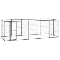 Hondenkennel 12,1 m² staal - thumbnail