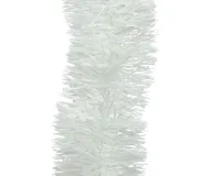 Lametta Slinger guirlande glans 100mmx2.7m wit KSD - Ksd - thumbnail
