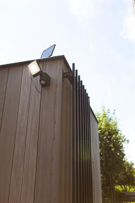 Lutec Solar wandlampSunshine M antraciet - 6925604345
