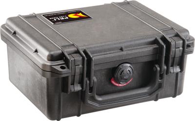 Peli 1150 Stootbestendige Koffer Voor Klein Kwetsbaar Elektronisch, Camera Of Optisch Apparatuur, IP67 Waterdicht, Capaciteit3L, Gemaakt In De Vs, Met Aanpasbaar Plukschuim, Kleur: Oranje
