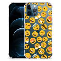 iPhone 12 | 12 Pro Doorzichtige Silicone Hoesje Emoji - thumbnail
