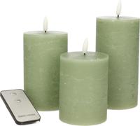 Ledkaars wax 3d lont ab b/o s3 jadegroen Anna's Collection - Annas collection - thumbnail