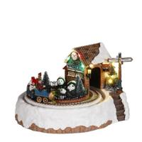 The Zoo train battery operated l14xb20,5xh15cm Kerst Luville - Luville - thumbnail