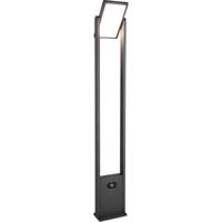 LED Tuinverlichting met Bewegingssensor - Staande Buitenlamp - Trion Walla - 5W - Aanpasbare kleur - Rechthoek - Antraciet - Aluminium - 101cm - thumbnail