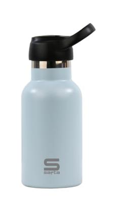 Thermosfles Safta Cielo empolvado Licht Blauw Siliconen Roestvrij staal