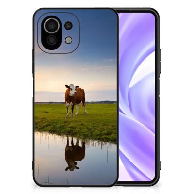 Xiaomi 11 Lite 5G NE | Mi 11 Lite Dierenprint Telefoonhoesje Koe Xiaomi 11 Lite 5G NE | Mi 11 Lite Dierenprint Telefoonhoesje Koe